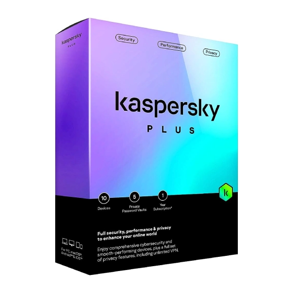 Kaspersky Plus Latest Version - 1 PC 1 Year