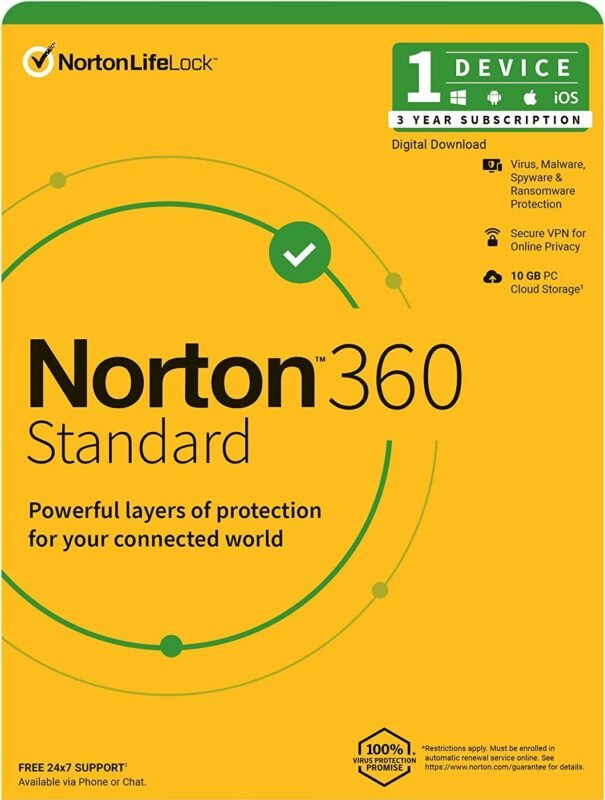 Norton 360 Standard | 1 User 3 Year